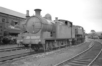 CAR0006 - Cl 0-6-2T No. 57 (ex RR) at an unidentified shed, pre 4/52