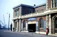 BEL0112C - Exterior view of North Woolwich station, April 1967