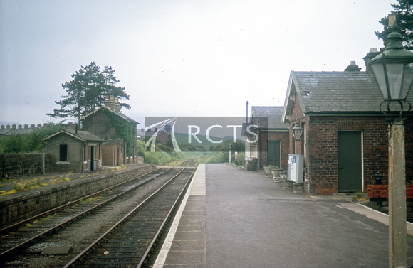 CC00520C - View along the platform at Battersby station, July 1974