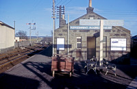CAR1187C - View along the platform at Maud station c November 1964