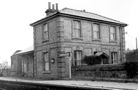 CH05530 - Pampisford station building viewed from the opposite platform c late 1960s