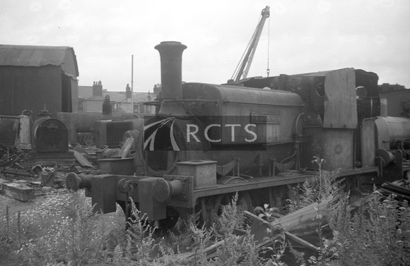 FAI3036 - 0-6-0ST 'Reliance' (Manning Wardle 1621 of 1919) at A R Adams & Son, Newport 12/8/50