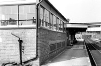 CUL0101 - Brent station signal box (front and end view from platform) 12/9/63