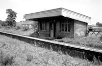 WOOL049 - Station waiting shelter at Potter Heigham 15/7/63